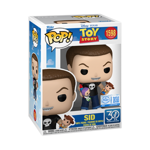 Funko Pop! Disney Toy Story 30th Anniversary Sid Exclusive Figure #1598!