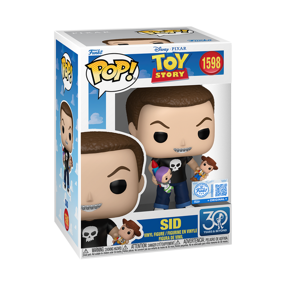 Funko Pop! Disney Toy Story 30th Anniversary Sid Exclusive Figure #1598!