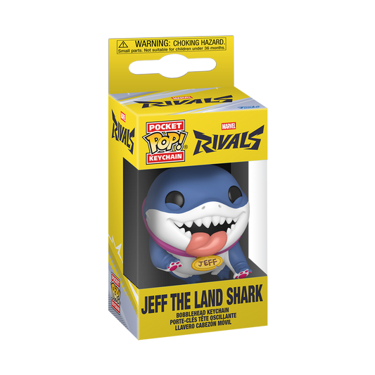 Funko POP! Marvel Rivals Jeff The Land Shark Keychain!