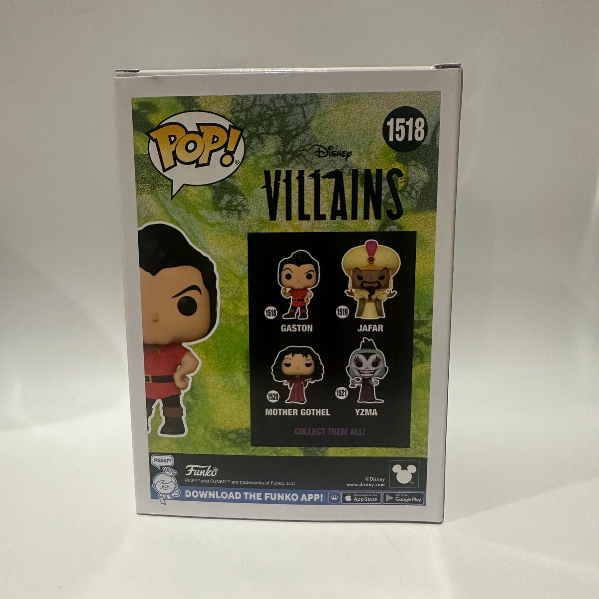 Funko POP! Disney Villains Beauty & The Beast Gaston Figure #1518!