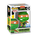 Funko POP! TMNT Michelangelo Translucent Green Exclusive #1701!