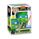 Funko POP! TMNT Leonardo Translucent Green Exclusive #1704!