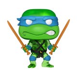 Funko POP! TMNT Leonardo Translucent Green Exclusive #1704!