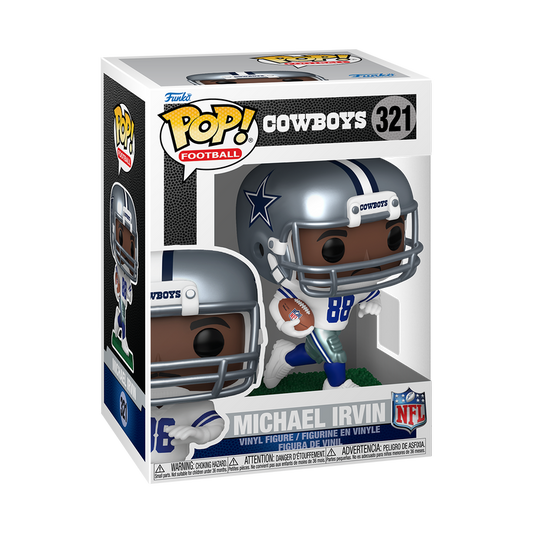 Funko POP! NFL Football Michael Irvin Dallas Cowboys Figure #321!