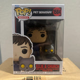 Funko POP! Horror Pet Sematary Ellie & Church Figure #1584!