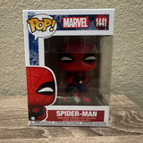 Funko POP! Marvel Holiday Spider-Man with Open Gift #1441!