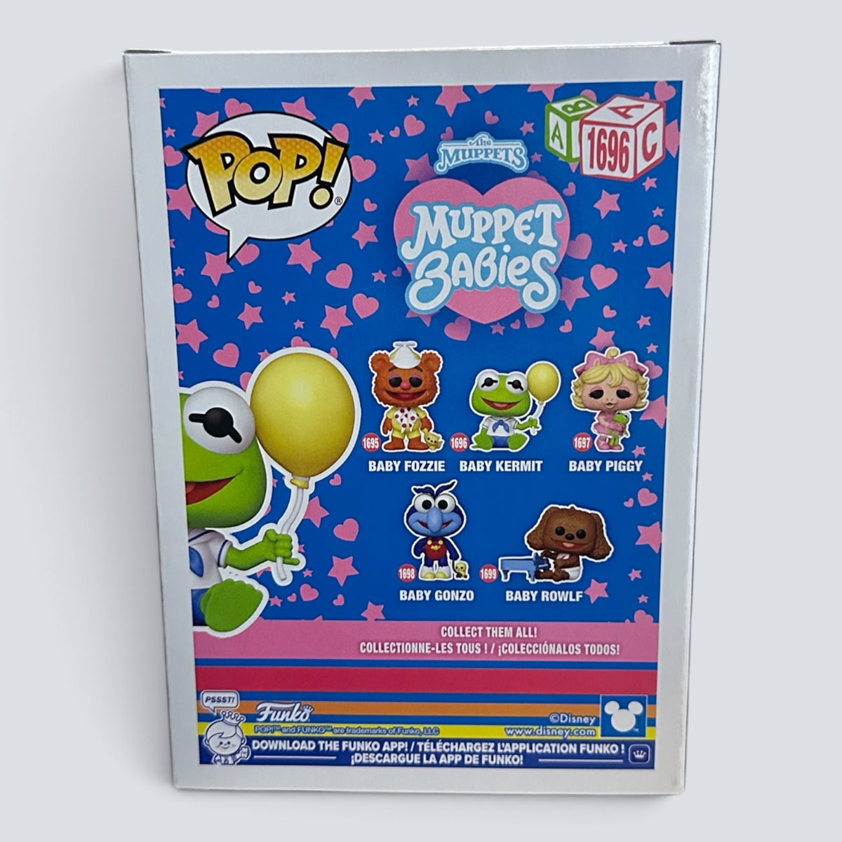 Funko POP! Disney The Muppets Flocked Baby Kermit Exclusive Figure #1696!