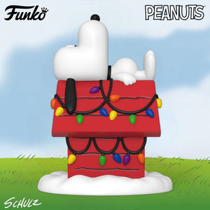 Funko POP! Peanuts Snoopy with Doghouse Christmas Holiday 6” Super Sized Figure #1629!