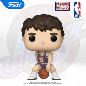 Funko POP! NBA Legends John Stockton Rookie Utah Jazz Figure #194!