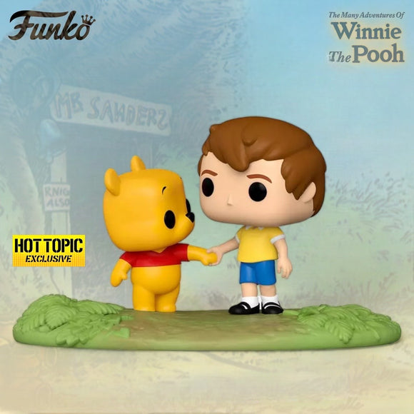 Funko Pop! Disney Christopher Robin with Pooh Exclusive Figure #1306!
