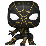 Funko Pop! Marvel Spider-Man No Way Home Black and Gold Suit Figure #911!