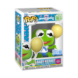 Funko POP! Disney The Muppets Flocked Baby Kermit Exclusive Figure #1696!