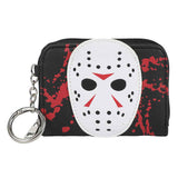 Horror Friday the 13th Jason Mini Zip Around Wallet