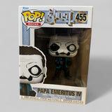 Funko Pop! Rocks Ghost Papa Emeritus IV with Blue Glitter Jacket Figure #455!
