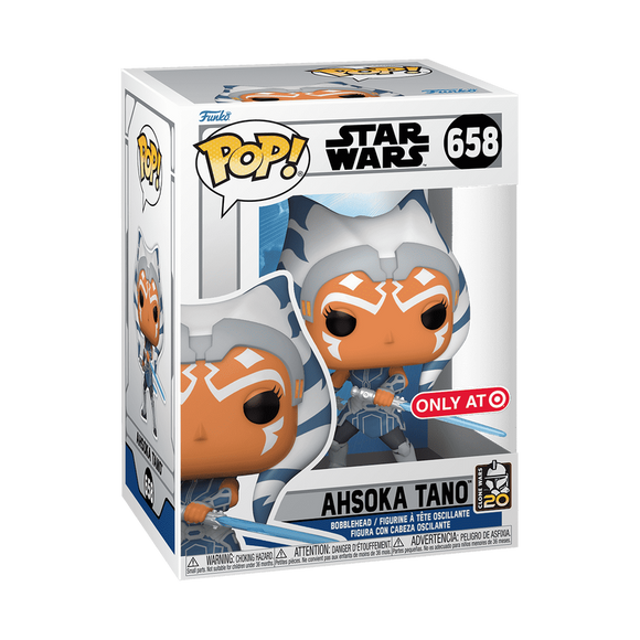 Funko POP! Star Wars Ahsoka Tano with Lightsaber Exclusive Figure #658!