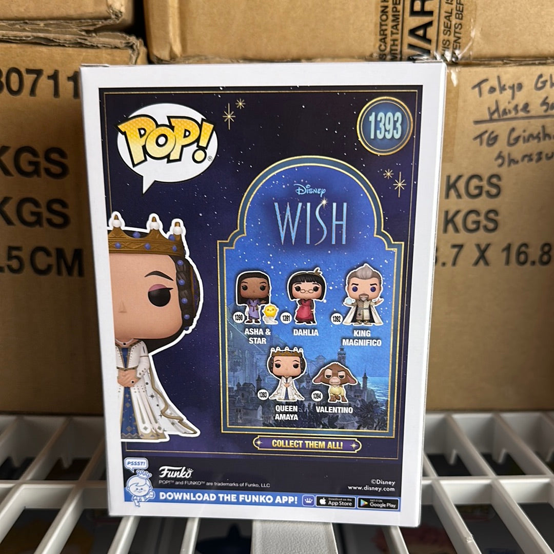 Funko POP! Disney Wish - Queen Amaya Figure #1393