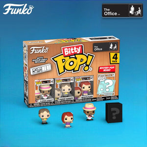 Funko Bitty Pop! The Office Florida Stanley, Dwight Schrute, Meredith Palmer with Mystery Pop!