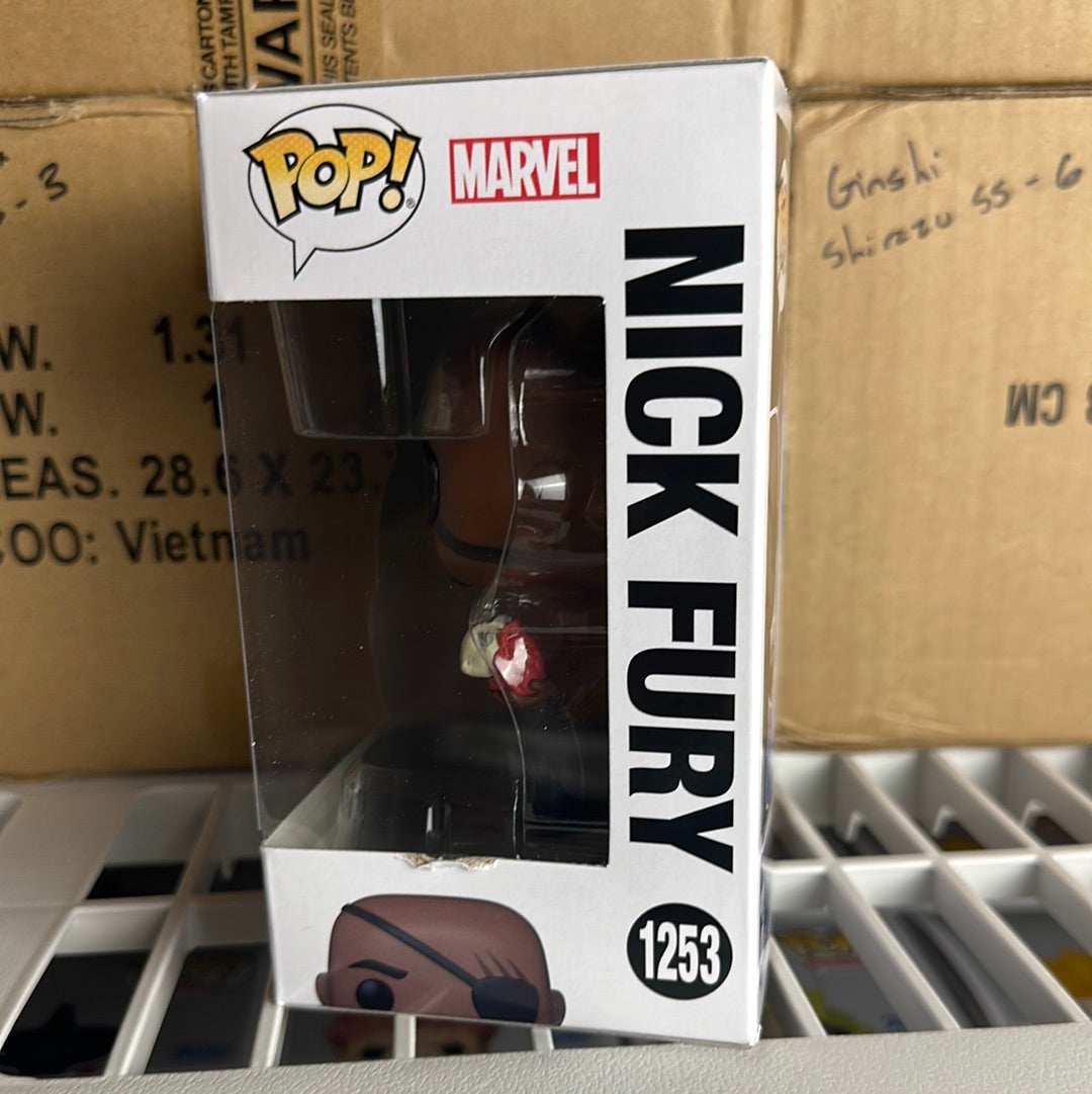 Funko Pop! The Marvels Nick Fury with Goose Figure #1253