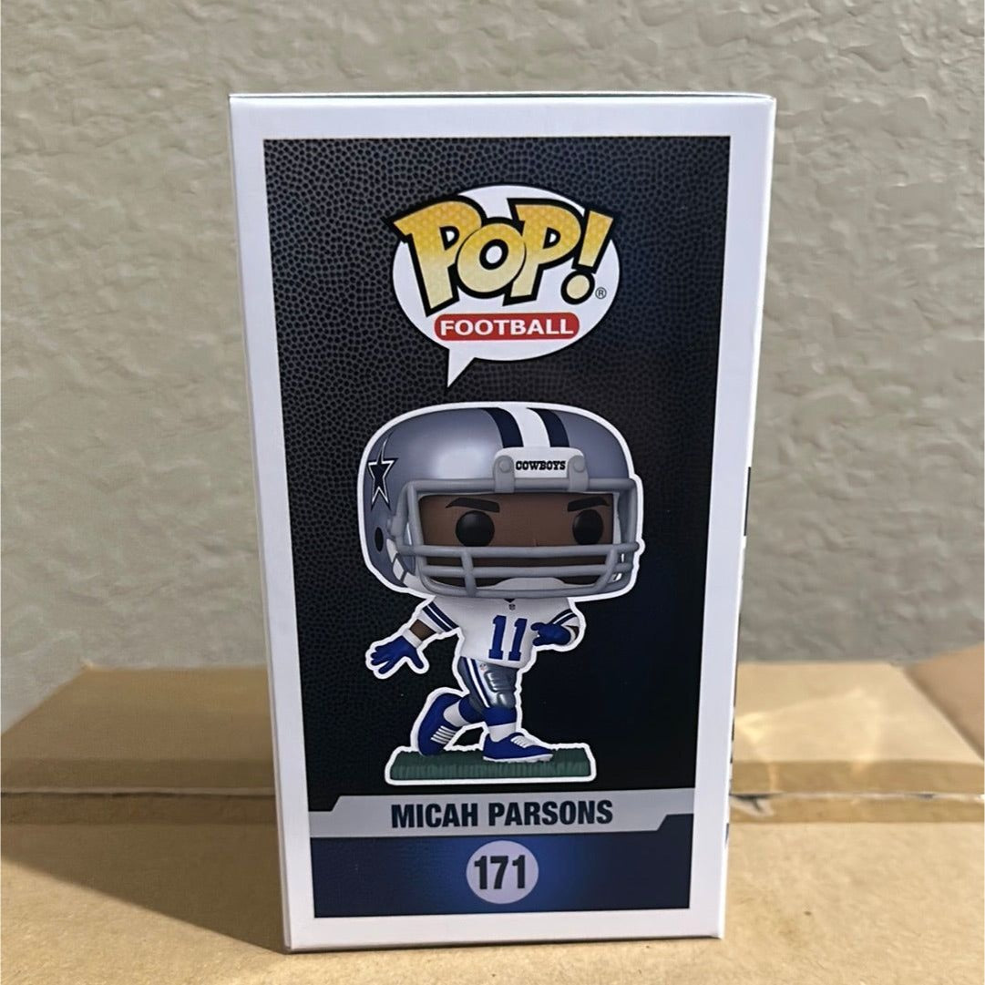 Micah Parsons Signed Cowboys #171 Funko Pop Vinyl Figurine