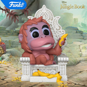 Funko Pop! Disney The Jungle Book King Louie on Throne Deluxe Figure #1491!