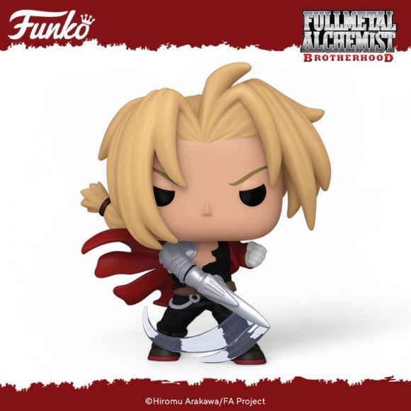 Funko POP! Full Metal Alchemist Brotherhood Edward Elric with Blade #1577!