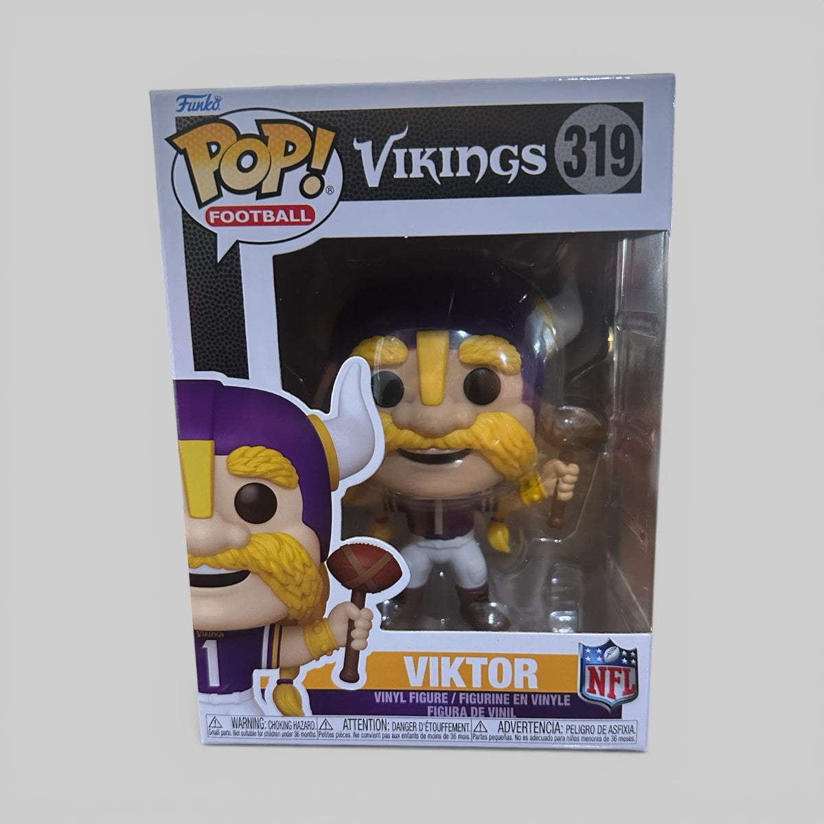 Funko Pop! NFL Mascots: Minnesota Vikings Viktor Figure #319!