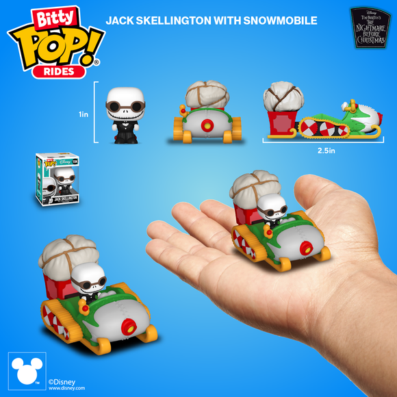 Funko Bitty POP! Rides Disney Jack Skellington with Snowmobile!