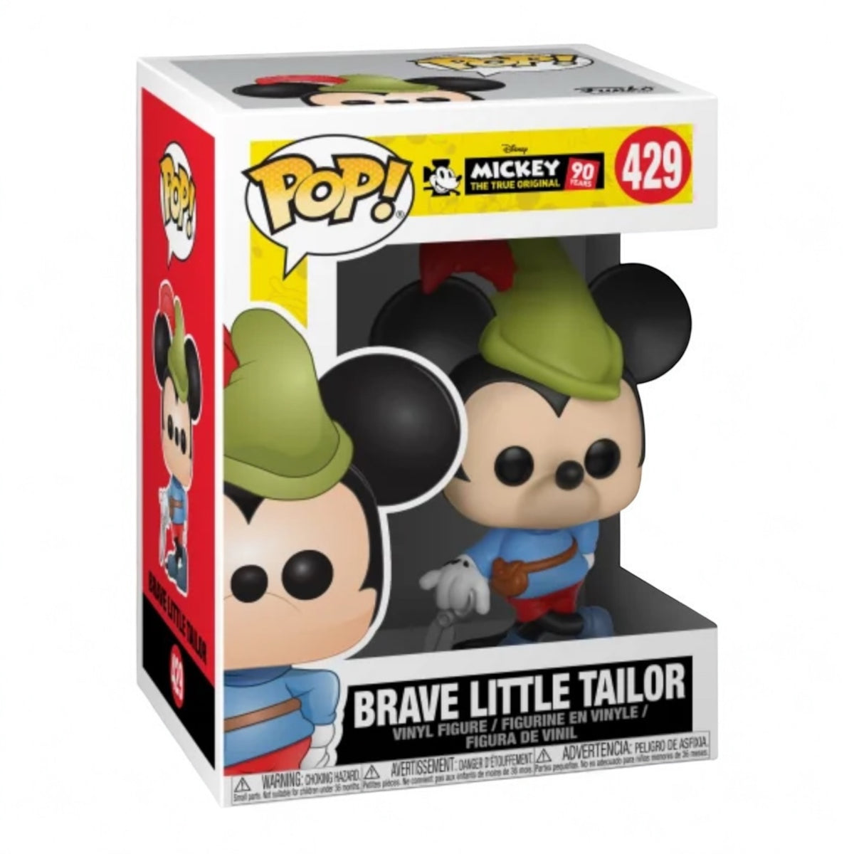 Funko Pop! Disney 90 Years Brave Little Tailor Mickey Mouse Figure #429!