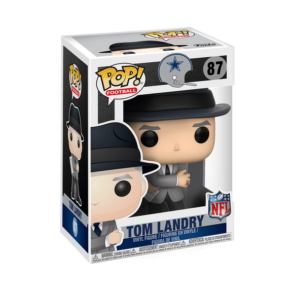 Funko POP! NFL Legends Tom Landry Dallas Cowboys Figure #87!