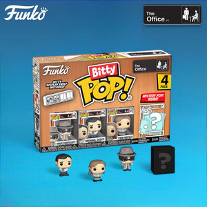 Funko Bitty Pop! The Office Dwight Schrute, Michael Scott, Pam Beesly with Mystery Pop!