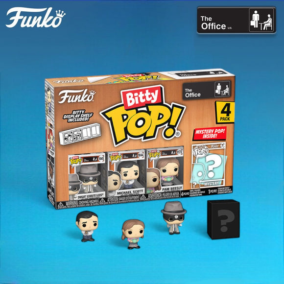 Funko Bitty Pop! The Office Dwight Schrute, Michael Scott, Pam Beesly with Mystery Pop!