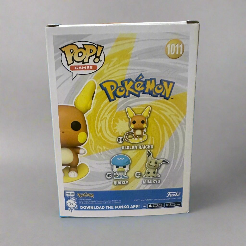 Funko POP! Video Games Pokemon Alolan Raichu Figure #1011!