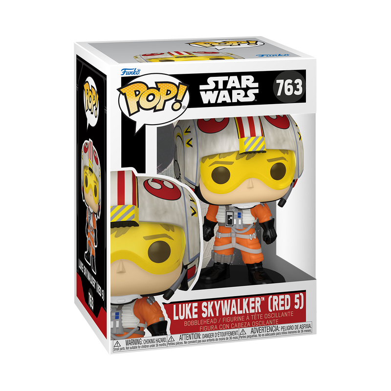 Funko POP! Star Wars Luke Skywalker Red 5 Figure #763!