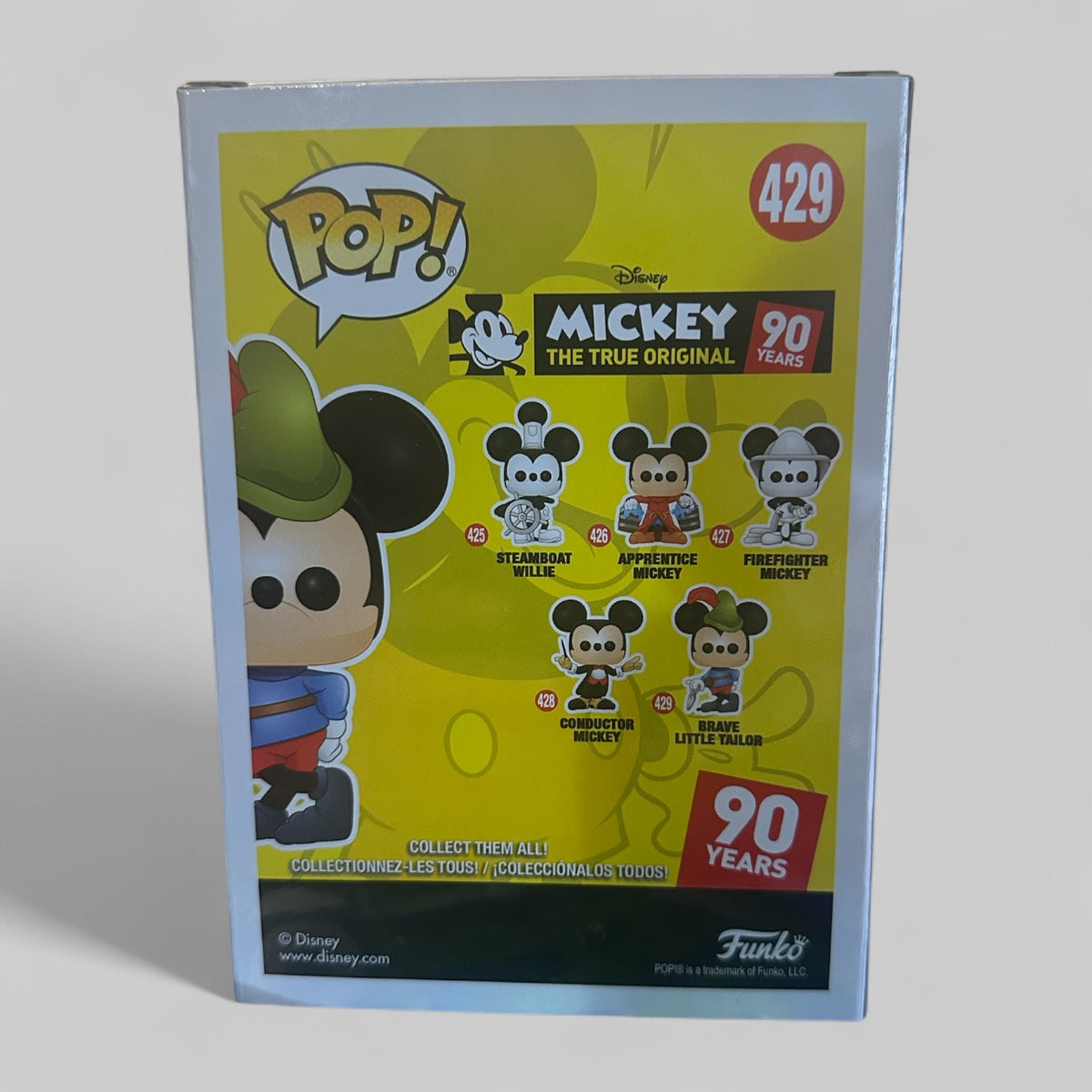 Funko Pop! Disney 90 Years Brave Little Tailor Mickey Mouse Figure #429!