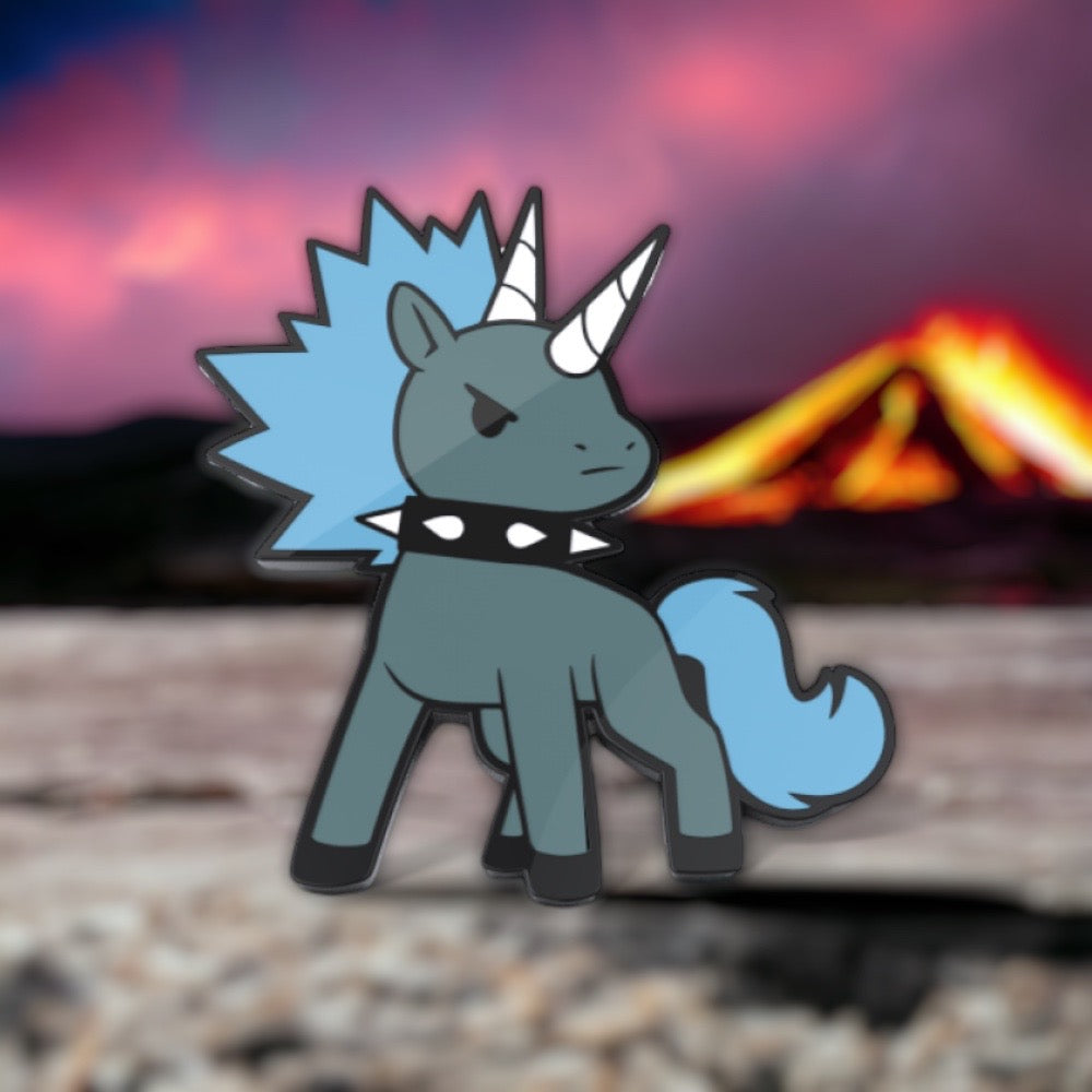 Unstable Games Spike Unicorn Enamel Charm Pin
