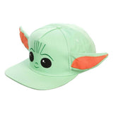 Star Wars The Mandalorian Grogu Cosplay Flat Bill SnapBack Hat