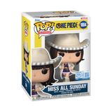 Funko POP! Anime One Piece Miss All Sunday Exclusive Figure #1884!