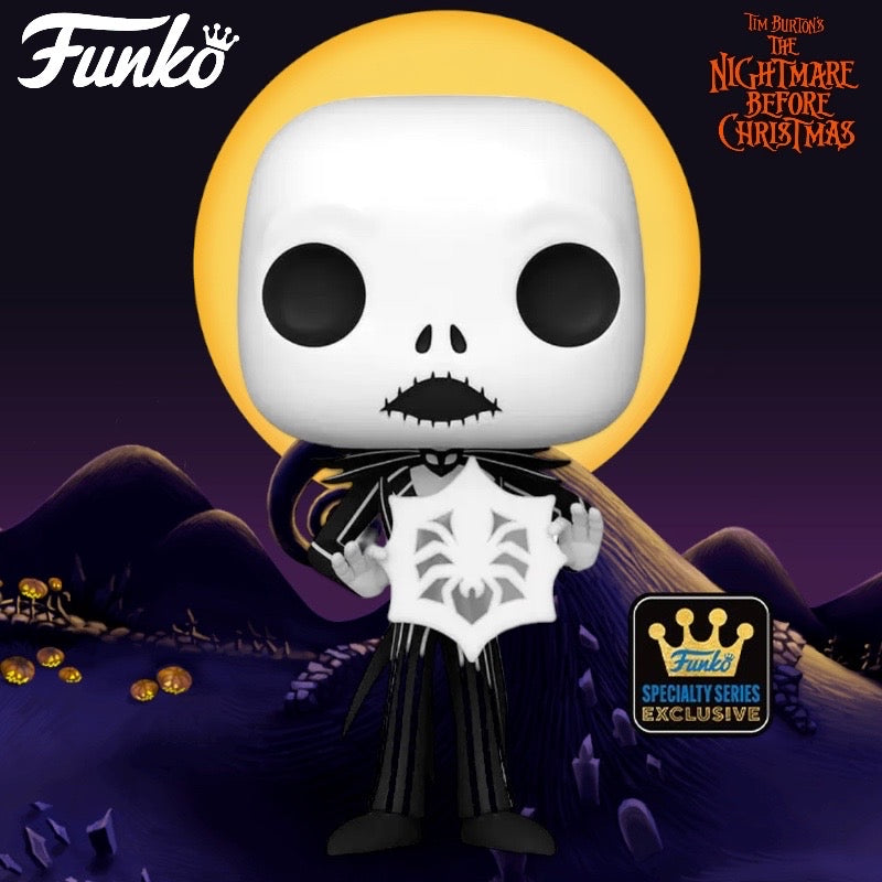 Funko Pop! Disney Nightmare Before Christmas Jack Skellington with Snowflake Exclusive #1385