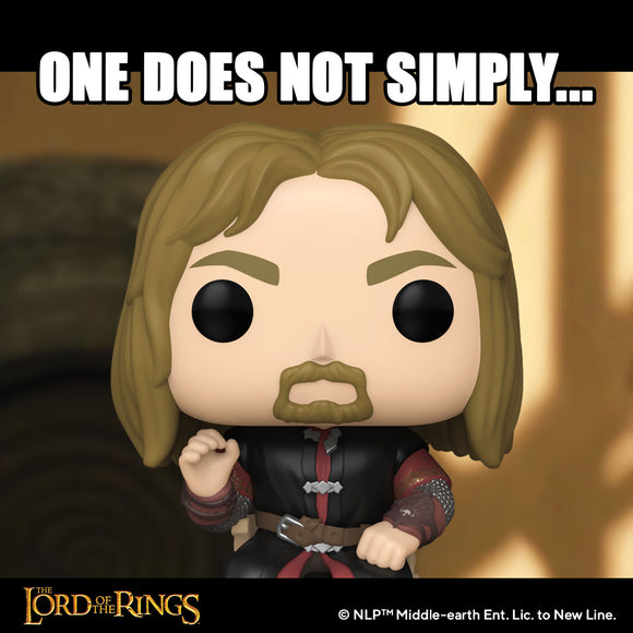 Funko POP! Lord of the Rings LOTR Boromir Meme Figure #1709!