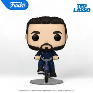 Funko POP! Television Ted Lasso - Roy Kent on Bicycle Figure #1571!