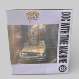 Funko Pop! Rides Back to the Future Doc with Time Machine #133!