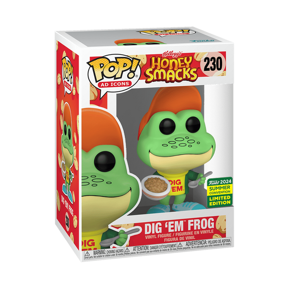 Funko POP! Ad Icons Honey Smacks Dig Em Frog Exclusive #230!