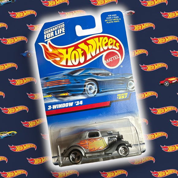 Hot Wheels 1998 First Editions Series 3-Window ‘34 Diecast Vehicle