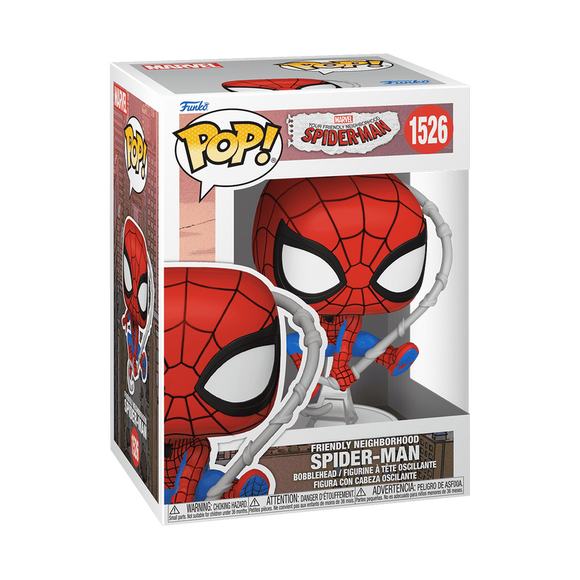 Funko POP! Marvel Friendly Neighborhood Spider-Man Figure #1526!
