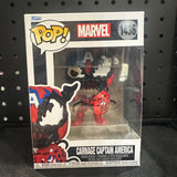 Funko POP! Marvel Absolute Carnage - Carnage Captain America Figure #1436!