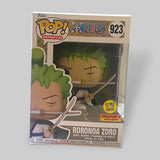 Funko POP! Anime One Piece Roronoa Zoro Theee Sword Glow Exclusive #923!