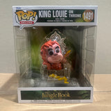 Funko Pop! Disney The Jungle Book King Louie on Throne Deluxe Figure #1491!