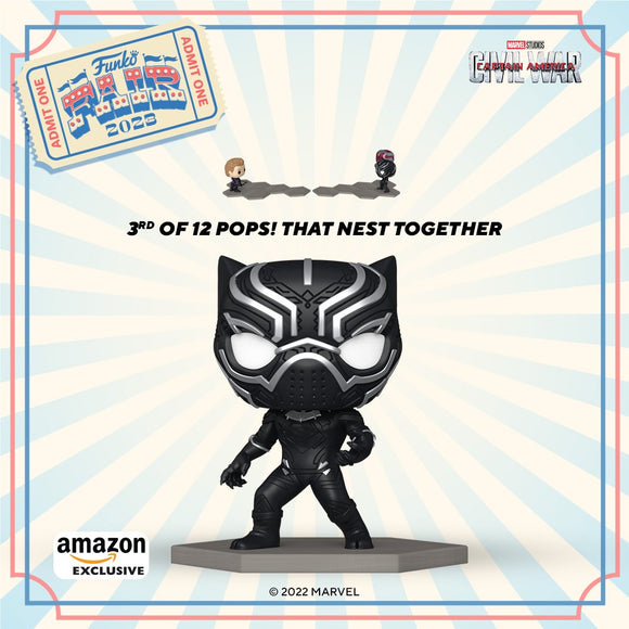 Funko POP! Marvel Civil War Black Panther Exclusive #1145!