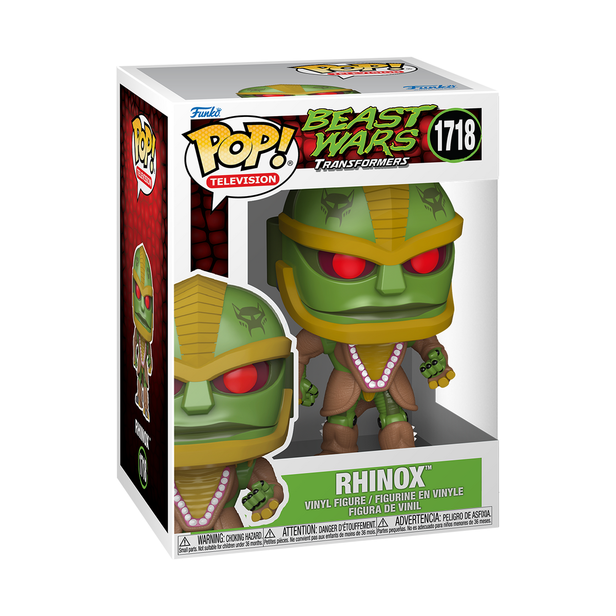 Funko Pop! Transformers Beast Wars Rhinox Figure #1718!