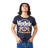 Modelo Vintage Ringer Unisex T-Shirt Sz Small